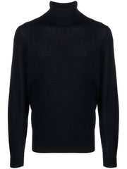 roll-neck wool jumper
