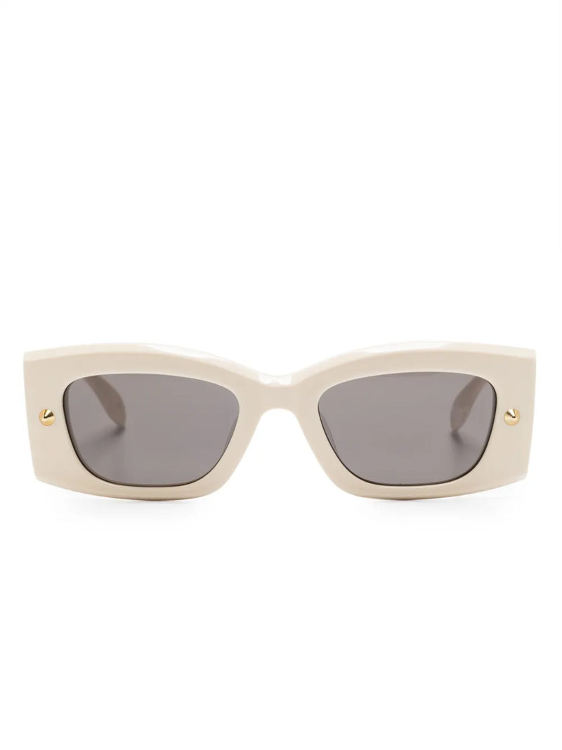 Spike Studs rectangle-frame glasses