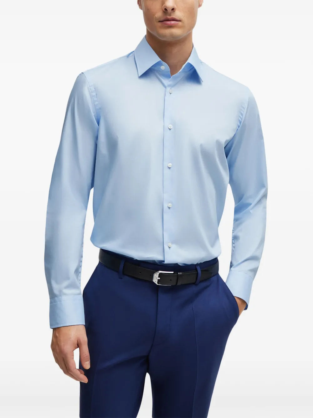 button-up cotton shirt