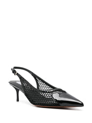 55mm Le Coeur slingback leather pumps