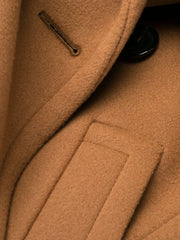double-breasted wool coat