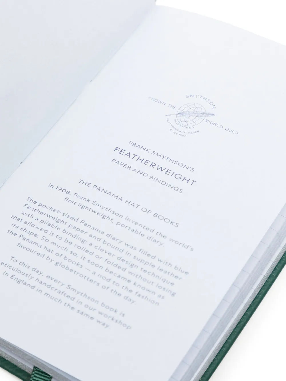 Panama leather notebook