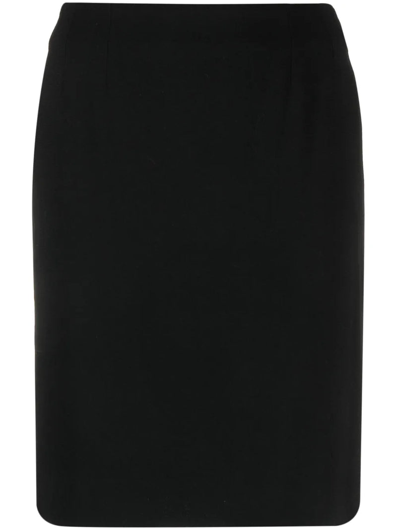 2000s pencil wool skirt