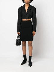 2000s pencil wool skirt