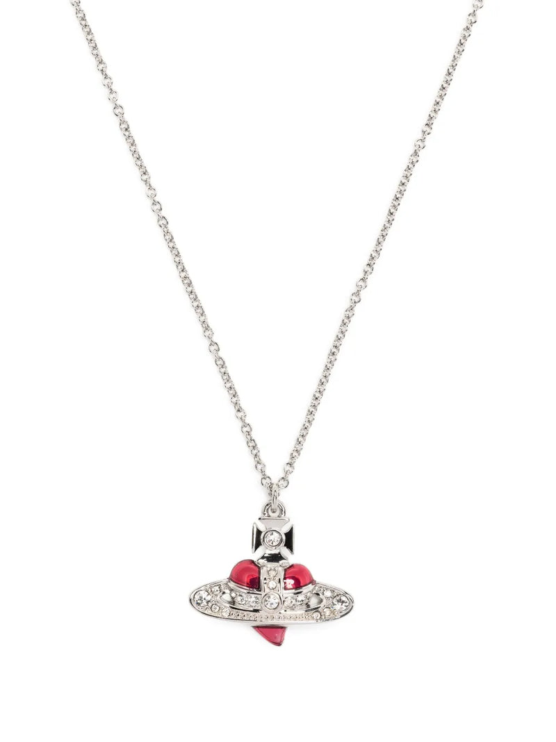 New Diamante Heart pendant necklace