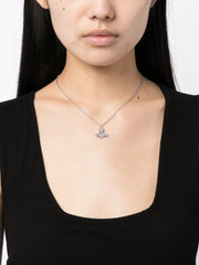 Orb-pendant chain necklace