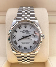 Rolex | Datejust | 126234-0025 | Steel | 36 mm | Steel | White | Automatic