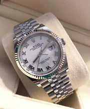 Rolex | Datejust | 126234-0025 | Steel | 36 mm | Steel | White | Automatic