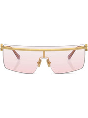rimless square-frame sunglasses