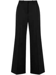 wide-leg tailored trousers