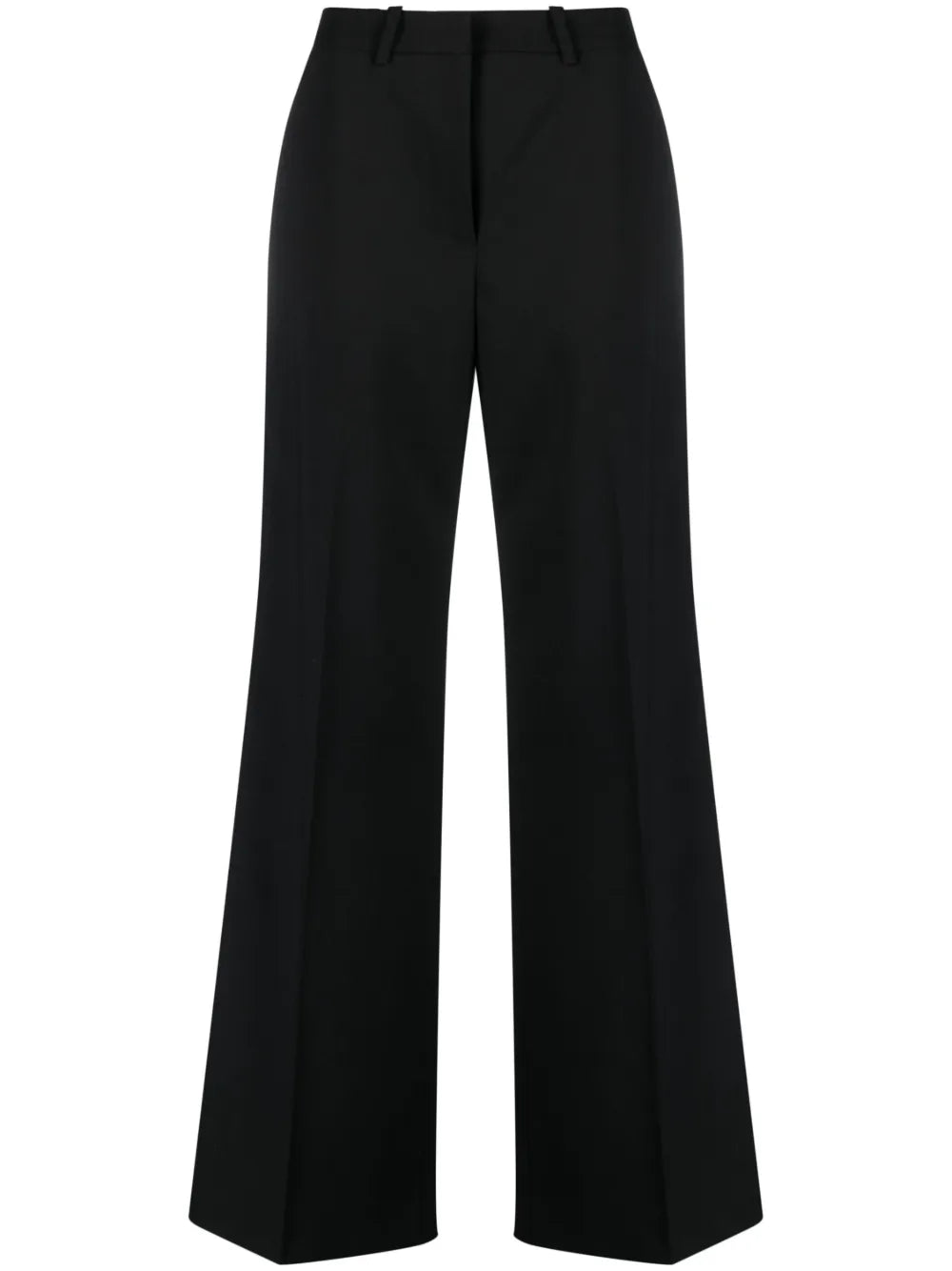 wide-leg tailored trousers