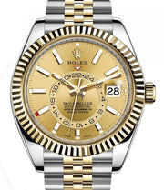 Rolex | Sky-Dweller | 326933 | Gold/Steel | 42 mm | Gold/Steel | Champagne | Automatic