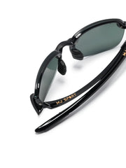 frameless tinted-lenses sunglasses