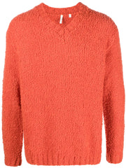 Aske fleece-texture jumper