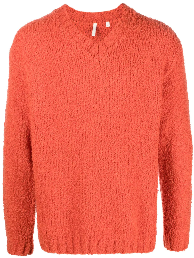 Aske fleece-texture jumper