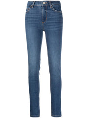 mid-rise skinny jeans