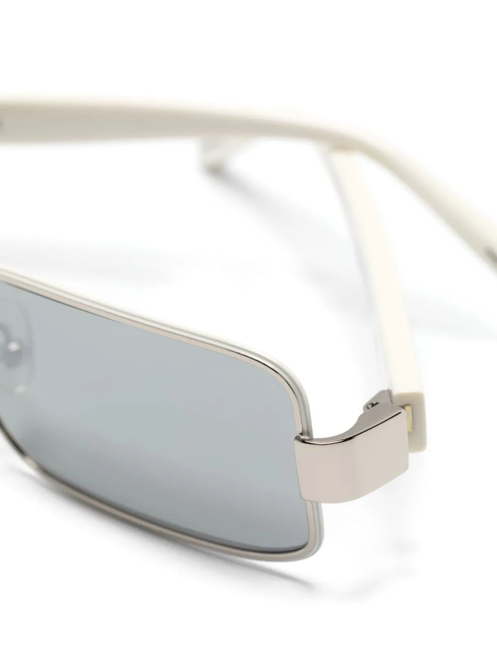 rectangle-frame metallic sunglasses