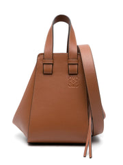 Compact Hammock leather tote bag