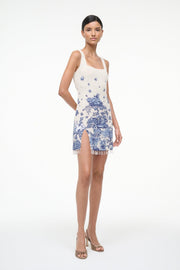 LE SABLE DRESS BLUE TOILE