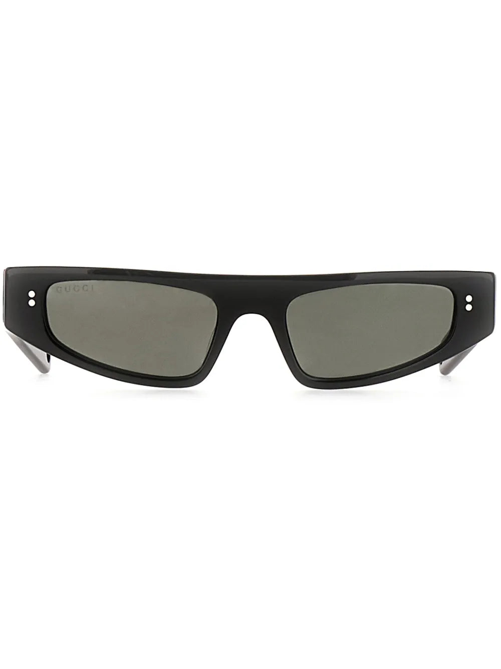 logo-print cat eye-frame sunglasses