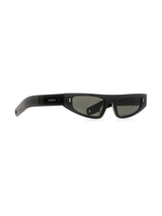 logo-print cat eye-frame sunglasses