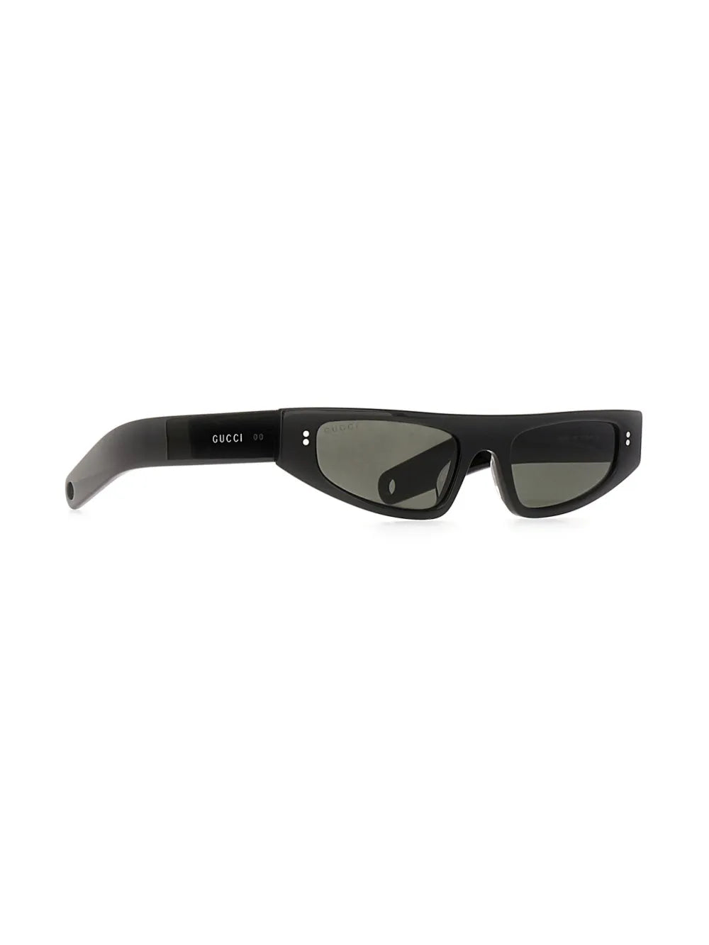 logo-print cat eye-frame sunglasses
