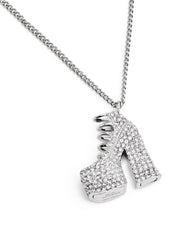 The Pavé Kiki boot necklace