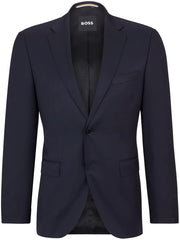 single-breasted fitted blazer