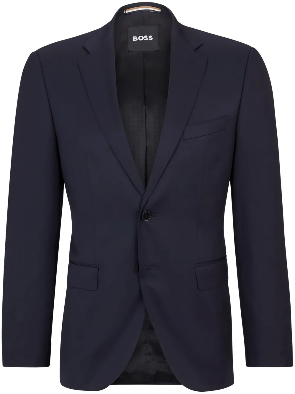 single-breasted fitted blazer