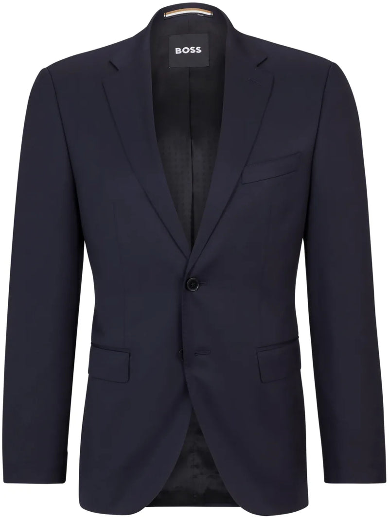 single-breasted fitted blazer