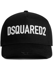 logo-embroidered cotton cap