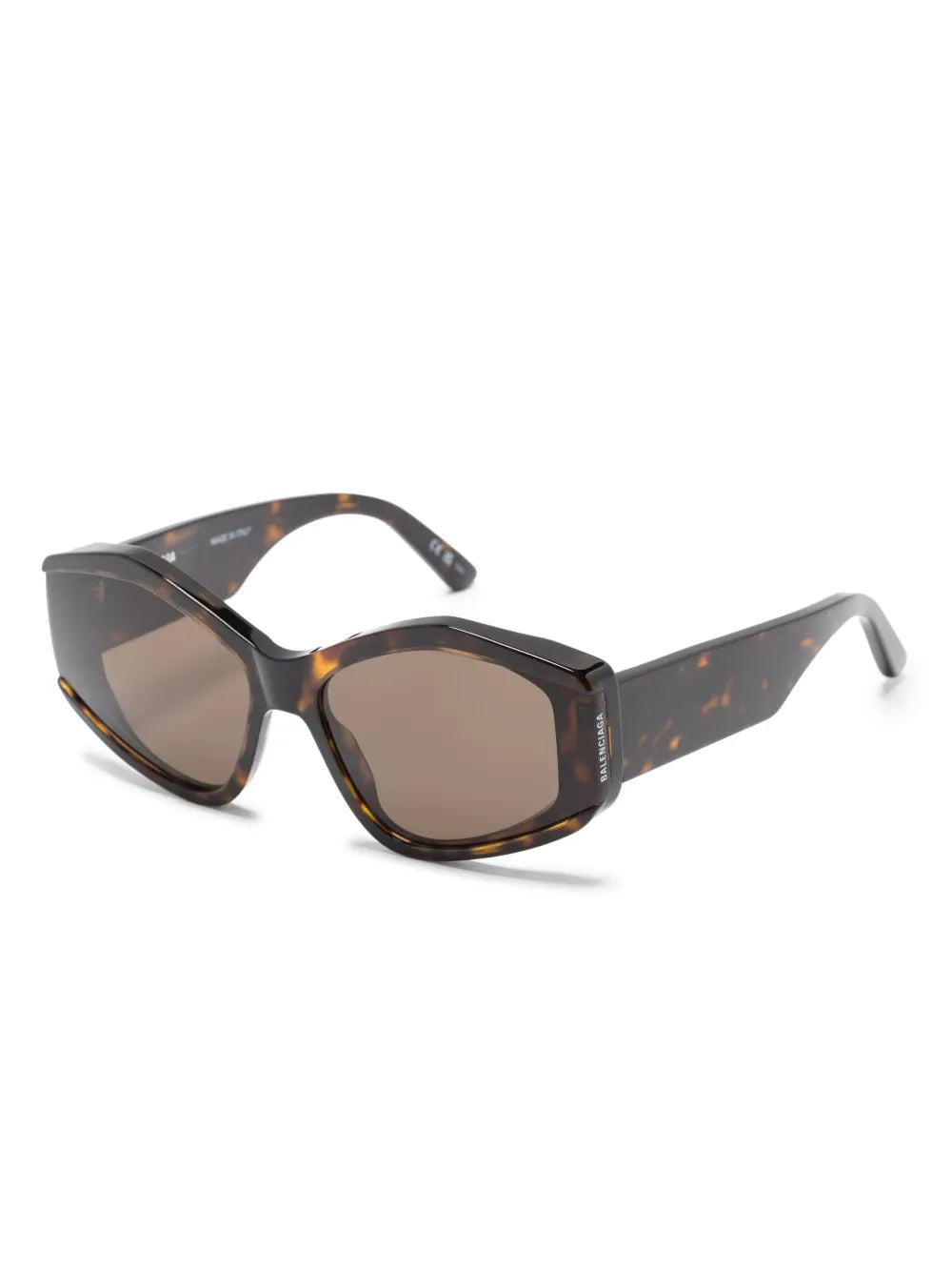 logo-print cat eye-frame sunglasses
