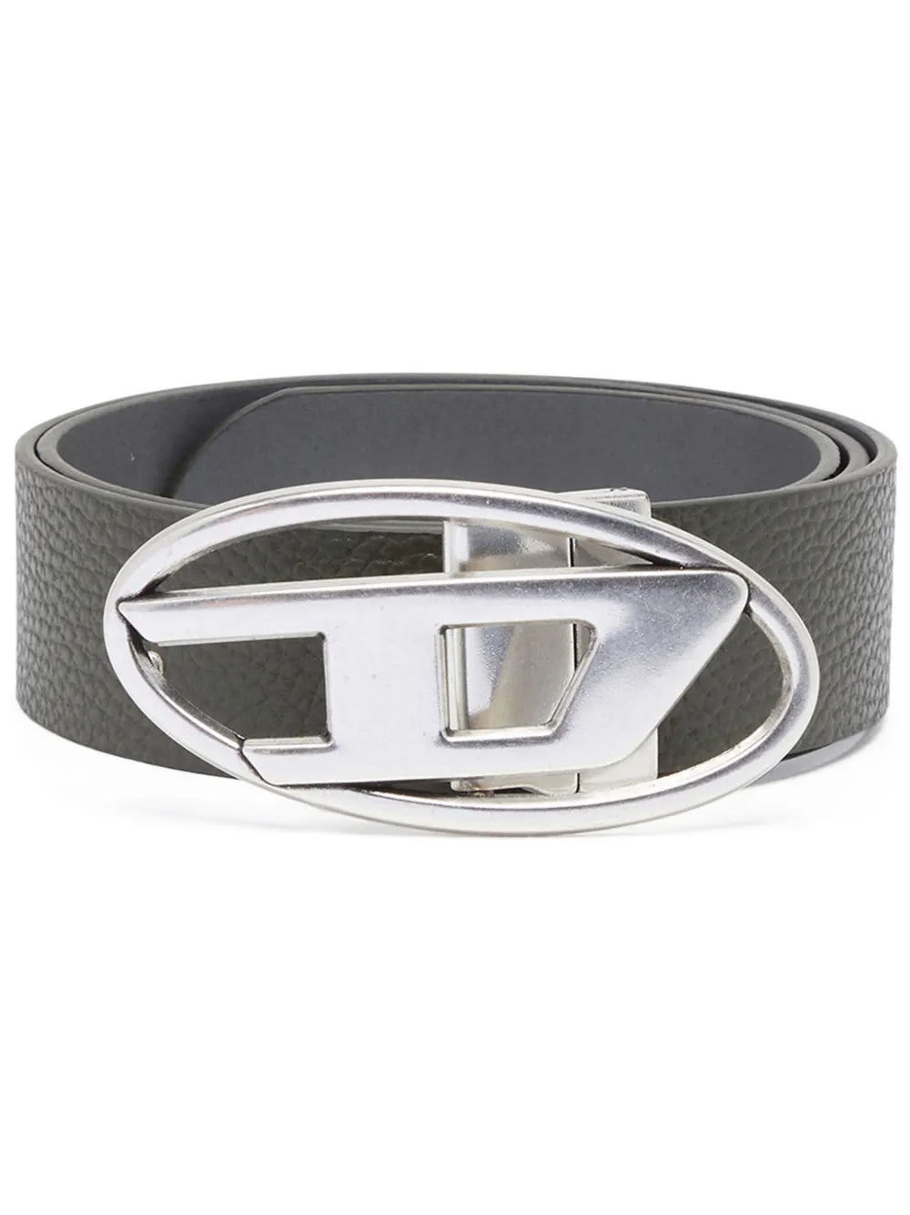 1DR logo-buckle leather belt