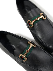 horsebit-detail leather mocassins
