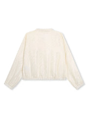 logo-jacquard satin bomber jacket
