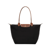 Longchamp Le Pliage Original M Tote bag Black - Recycled canvas