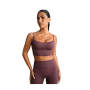 Nike X Skims Matte Women's Cami Longline Bra CURRANT