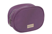 GUCCI Taro Purple Canvas Handheld Makeup Pouch (Portable)