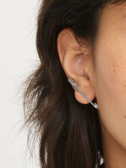 safety pin earrings