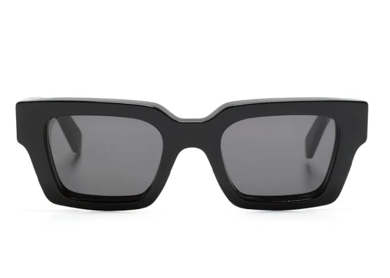 OFF-WHITE Virgil Square Frame Sunglasses Black/Grey (OERI126S24PLA0011007)