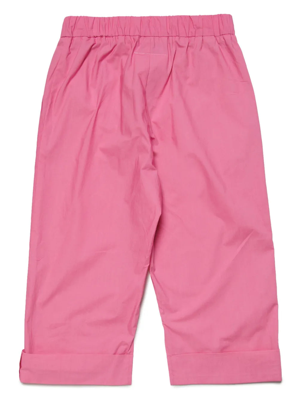 logo-embroidered cotton trousers