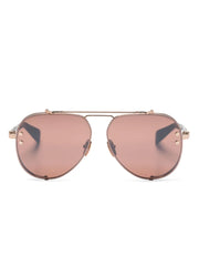 Captaine oval-frame gradient sunglasses