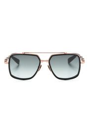 BPS 108E square-frame logo-engraved sunglasses