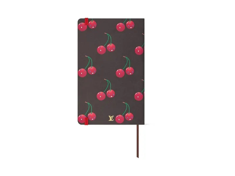 Louis Vuitton x Takashi Murakami Cherry Jane Notebook MM Brown Monogram