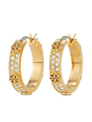 small Miller crystal hoop earrings