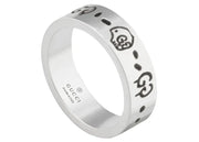 Gucci Ghost Ring Small Silver