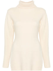 roll-neck wool jumper