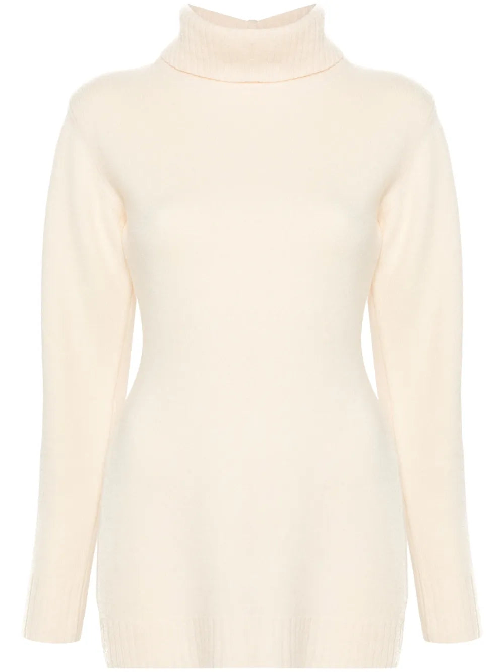 roll-neck wool jumper