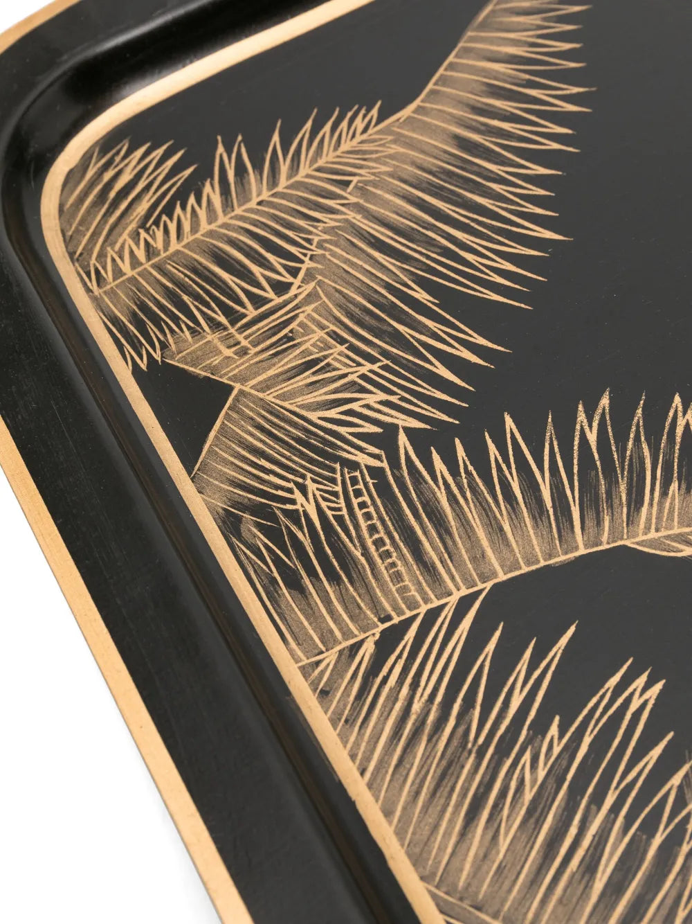 x Browns palm tree-print iron tray (43cm x 30cm)