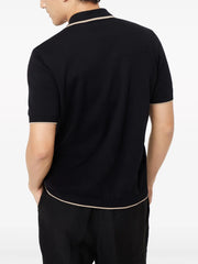 button-up cotton polo jumper